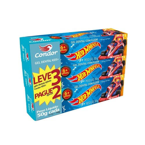 GEL DENT BAMB3 HOTWHELLS 50G