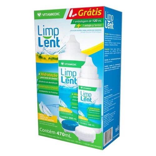 KIT SOLUCAO LIMP LENTE 470ML