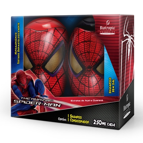 SH+CO SPIDER MAN 250ML CABECA