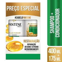 KIT PANTENE 400+175ML(SH+CO) RESTAURACAO