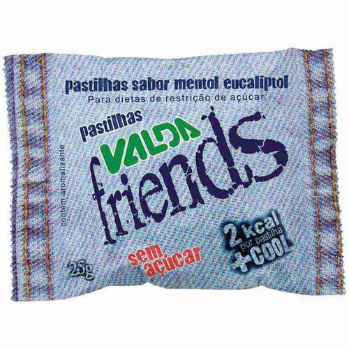 VALDA FRIENDS MENTOL/EUCAL. PASTILHA 25G
