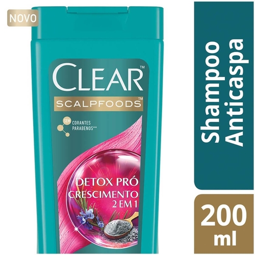 SHP CLEAR DETOX 2X1 P.CRE 200ML