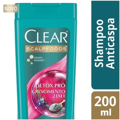 SHP CLEAR DETOX 2X1 P.CRE 200ML