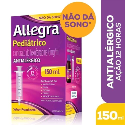 ALLEGRA PED 6MG/ML 150ML