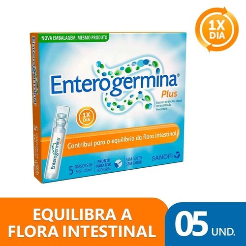 ENTEROGERMINA PLUS C/5 FLAC 5ML