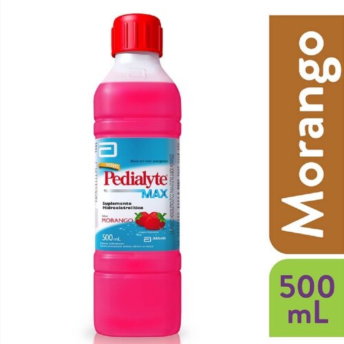 PEDIALYTE 500ML MAX MORANGO