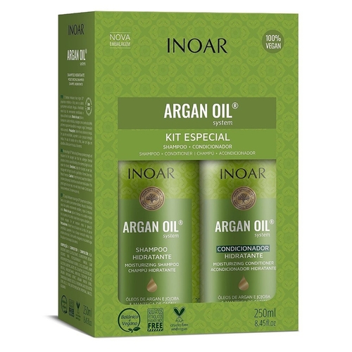 INOAR ARGAN SH+CO 250ML HIDRAT