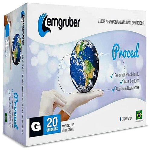 LUVAS PROCED LEMGRUBER G C/PO C/20 UND
