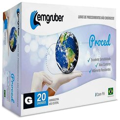 LUVAS PROCED LEMGRUBER G C/PO C/20 UND
