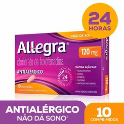 ALLEGRA 120MG C/10CPR