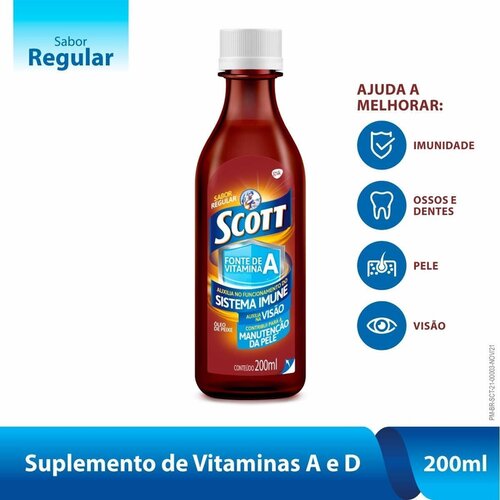 EMULSAO SCOTT TRADICIONAL 200ML