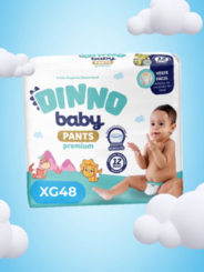 FRALDA DINNO BABY PANTS PREMIUM BAG XG48