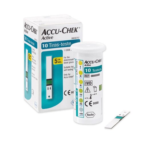 ACCU-CHEK ACTIVE C/10 TIRAS