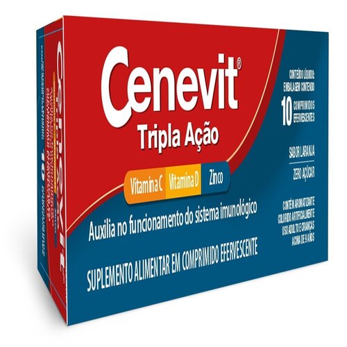 CENEVIT TRIPLA ACAO C/10CPR EFERV.