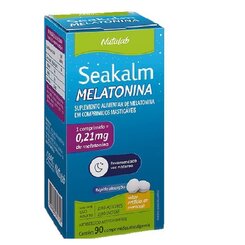 SEAKALM MELATONINA 0,21MG 90CPR MASTIGA