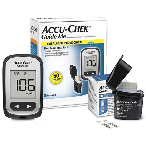 ACCU-CHEK GUIDE KIT (APARELHO+50 TIRAS)